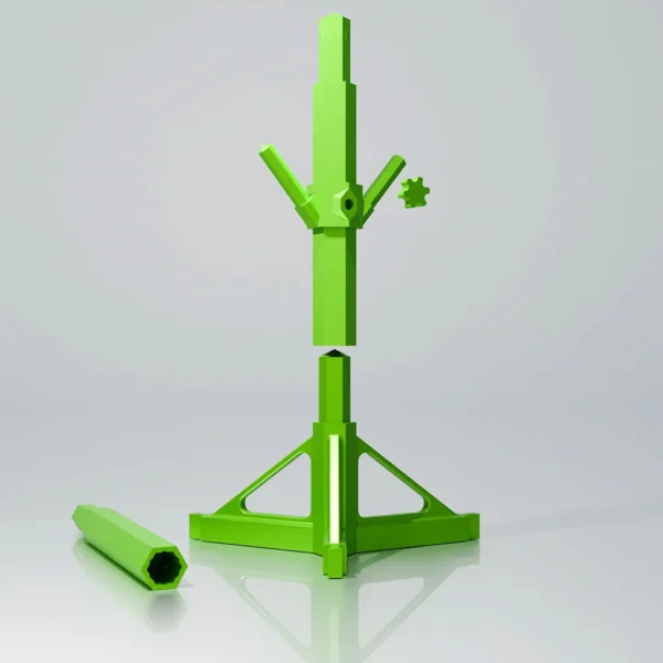 4 Pack 120mm extenders 03 Hexo Base - Main Support for the plant