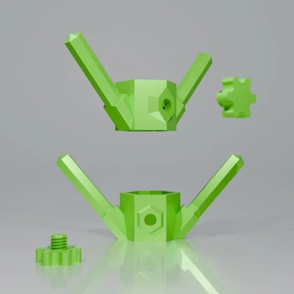 4 Pack Slide Lock 50 Flat Dual Hexo Starter Pack 75 piece - 65cm height.
