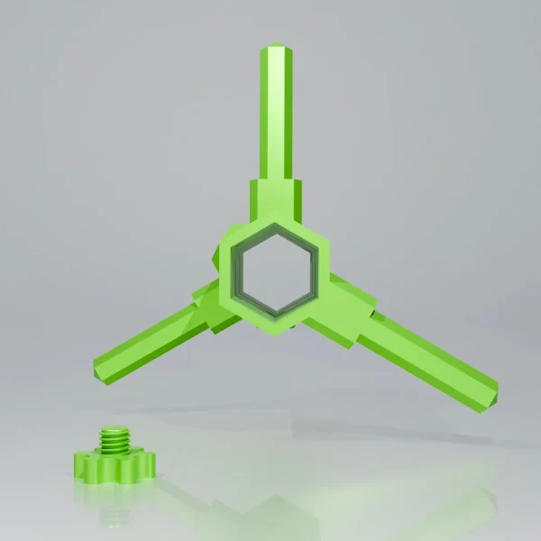 4 Pack Slide Lock 90 Flat Single-06 30° Hexo Clone Extension Set